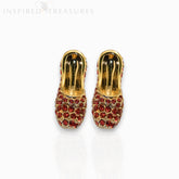 Wizard of OZ Dorothy Ruby Slippers - Earrings